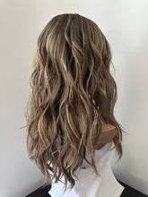 Load image into Gallery viewer, Preorder: Bridget is a 20” layered length with face frame, 10X11 whopper style topper made with premium Euro quality human hair