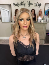 Load image into Gallery viewer, Preorder: Gianna, 20” layered length, small handtied cap with premium Brazilian texture hair