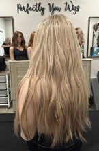 Load image into Gallery viewer, Clarice is a 24” length, small cap made with premium human Brazilian quality human hair