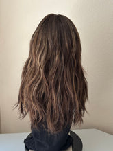 Load image into Gallery viewer, Layla is a 20” length with heavy layers, medium cap made with premium Brazilian quality human hair