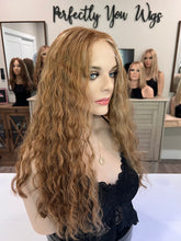 Load image into Gallery viewer, Arabella 23” layered length medium cap with premium Brazilian texture hair