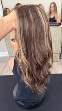 Load image into Gallery viewer, Preorder: Melanie 19” layered length, small cap with premium Brazilian texture hair