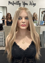 Load image into Gallery viewer, Clarice is a 24” length, small cap made with premium human Brazilian quality human hair
