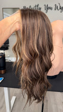 Load image into Gallery viewer, Melanie 19” layered length, small cap with premium Brazilian texture hair