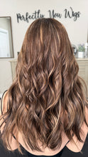 Load image into Gallery viewer, Melanie 19” layered length, small cap with premium Brazilian texture hair