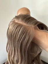 Load image into Gallery viewer, Preorder: Bridget is a 20” layered length with face frame, 10X11 whopper style topper made with premium Euro quality human hair