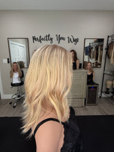 Load image into Gallery viewer, Lucy, 10x10 whopper style topper with premium Brazilian texture hair