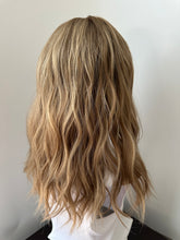 Load image into Gallery viewer, Savannah is a 17" length, medium hand tied stretch cap made with premium Brazilian quality human hair