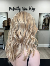 Load image into Gallery viewer, Preorder: Avery 10x11 whopper style topper, 17” layered length with premium Brazilian texture hair