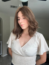 Load image into Gallery viewer, Imogen is a 14” length, small cap made with premium Brazilian quality human hair