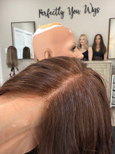 Load image into Gallery viewer, Jessica, medium cap, 18” length with premium euro texture hair