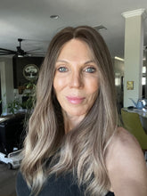 Load image into Gallery viewer, Arlie is a 20" length, medium cap made with premium Brazilian quality human hair