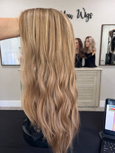 Load image into Gallery viewer, Preorder: Arabella, medical cap silk top lace front, 24” layered length with premium Brazilian texture hair