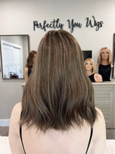 Load image into Gallery viewer, Gina, 14” length, medium cap with premium Brazilian texture hair