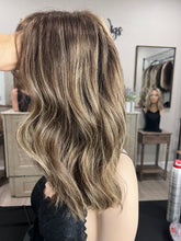 Load image into Gallery viewer, Ellie, 15” length, medium cap with premium euro texture hair