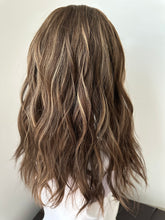 Load image into Gallery viewer, Dorothy is a 17" length, small hand tied stretch cap made with premium Brazilian quality human hair