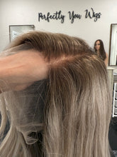 Load image into Gallery viewer, Kim, 19” length, small cap with premium Brazilian texture hair