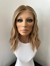 Load image into Gallery viewer, Savannah is a 17" length, medium hand tied stretch cap made with premium Brazilian quality human hair