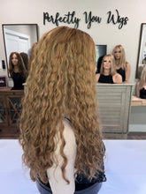 Load image into Gallery viewer, Arabella 23” layered length medium cap with premium Brazilian texture hair