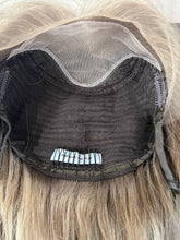 Load image into Gallery viewer, Preorder: Liv, 10x11 whopper style topper, 18” layered length with premium euro texture hair
