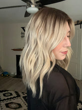 Load image into Gallery viewer, Amelia is a 16” layered length, XS cap made with premium Euro quality human hair