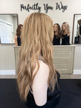 Load image into Gallery viewer, Preorder: Arabella, medical cap silk top lace front, 24” layered length with premium Brazilian texture hair