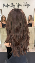 Load image into Gallery viewer, Monique, whopper style topper, silk top lace front, 16” layered length.