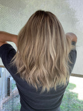 Load image into Gallery viewer, Holly is a 16" length, medium cap made with premium Euro quality human hair
