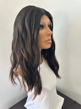 Load image into Gallery viewer, Willow is an 18" length, medium cap made with premium Brazilian quality human hair