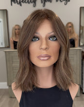 Load image into Gallery viewer, Melanie 13” length, medium cap with premium Brazilian texture hair