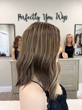 Load image into Gallery viewer, Gina, 14” length, medium cap with premium Brazilian texture hair