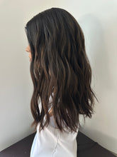 Load image into Gallery viewer, Willow is an 18" length, medium cap made with premium Brazilian quality human hair