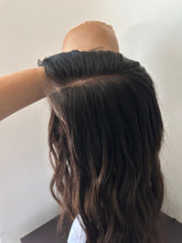 Load image into Gallery viewer, Willow is an 18" length, medium cap made with premium Brazilian quality human hair