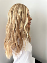 Load image into Gallery viewer, Preorder: Clarice is a 22” layered length, 10X11 whopper style topper made with premium Brazilian quality human hair