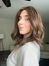 Load image into Gallery viewer, Imogen is a 14” length, small cap made with premium Brazilian quality human hair