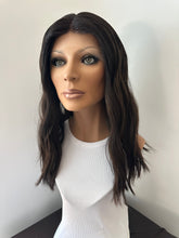 Load image into Gallery viewer, Willow is an 18" length, medium cap made with premium Brazilian quality human hair