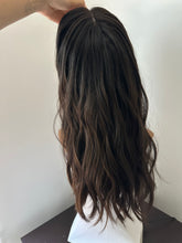 Load image into Gallery viewer, Willow is an 18" length, medium cap made with premium Brazilian quality human hair