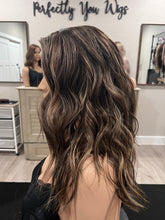 Load image into Gallery viewer, Preorder: Melanie 17” with layers, XL cap with premium Brazilian texture hair