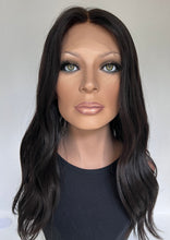 Load image into Gallery viewer, Preorder: (picture for color only not correct for length) Jessie 24” length 10x11 lace top whopper style topper with premium euro quality hair