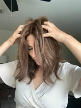 Load image into Gallery viewer, Imogen is a 14” length, small cap made with premium Brazilian quality human hair