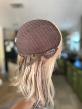 Load image into Gallery viewer, Jaylee, 14” layered length with face frame, medium cap with premium Euro quality human hair