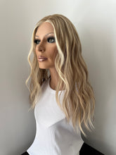 Load image into Gallery viewer, Preorder: Clarice is a 22” layered length, 10X11 whopper style topper made with premium Brazilian quality human hair