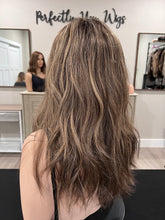 Load image into Gallery viewer, PREORDER: Melanie 19” layered length, small cap with premium Brazilian texture hair