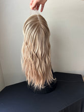 Load image into Gallery viewer, Preorder: Clarice is an 18” length, 10X11 whopper style topper made with premium Brazilian quality human hair