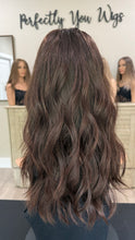 Load image into Gallery viewer, Monique, whopper style topper, silk top lace front, 16” layered length.