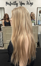 Load image into Gallery viewer, Clarice is a 24” length, small cap made with premium human Brazilian quality human hair