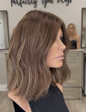 Load image into Gallery viewer, Melanie 13” length, medium cap with premium Brazilian texture hair