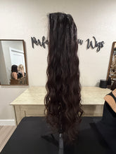 Load image into Gallery viewer, Preorder: Jessie is a 27-28” layered length, 10X11 whopper style topper made with premium Brazilian quality human hair