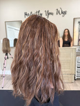 Load image into Gallery viewer, Jessica, medium cap, 18” length with premium euro texture hair