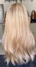 Load image into Gallery viewer, Preorder: picture for reference of color not length. Lucy 24” layered length, small cap with premium Brazilian texture hair